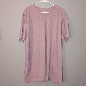 Men's 2XLT V-Neck Lilac T-shirt